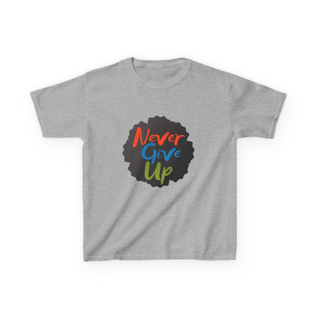 Never Give Up Kids Heavy Cotton™ Tee