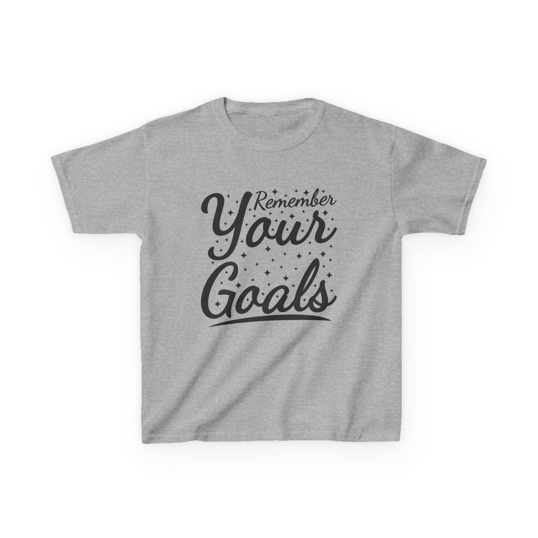 Remember Your Goals Kids Heavy Cotton™ Tee
