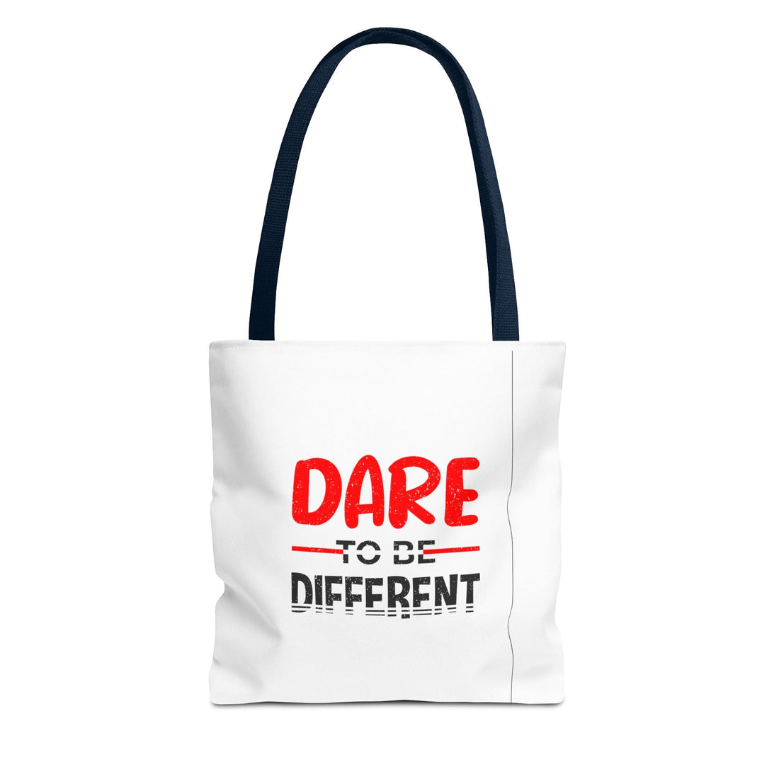 Dare To Be Different Tote Bag AOP | All-Over Print Motivational Canvas Bag