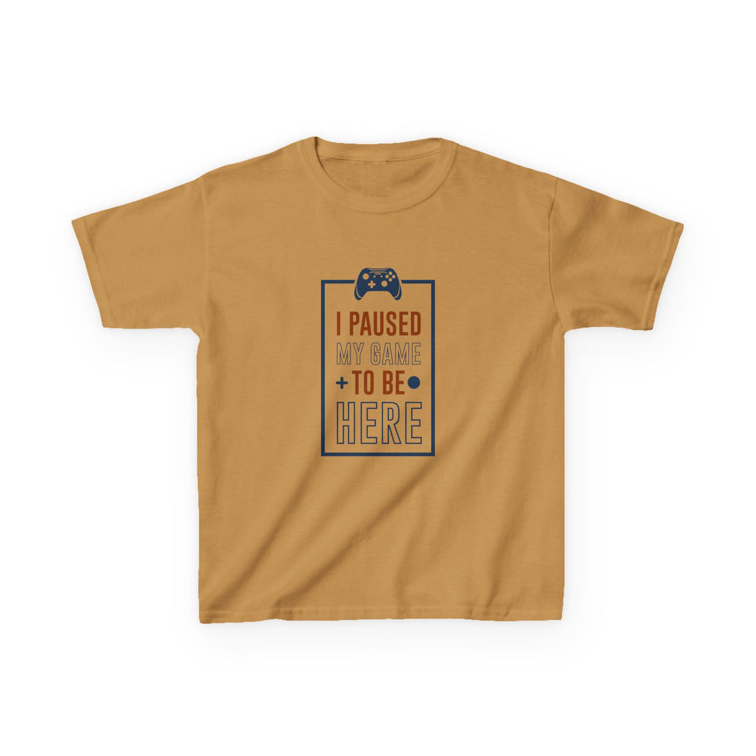 I Pushed My Game To Be Here Kids Heavy Cotton™ Tee