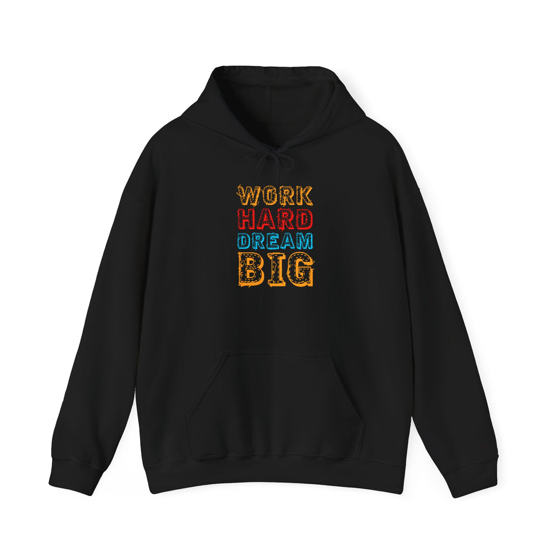 Work Hard Dream Big Unisex Heavy Blend™ Hooded Sweatshirt