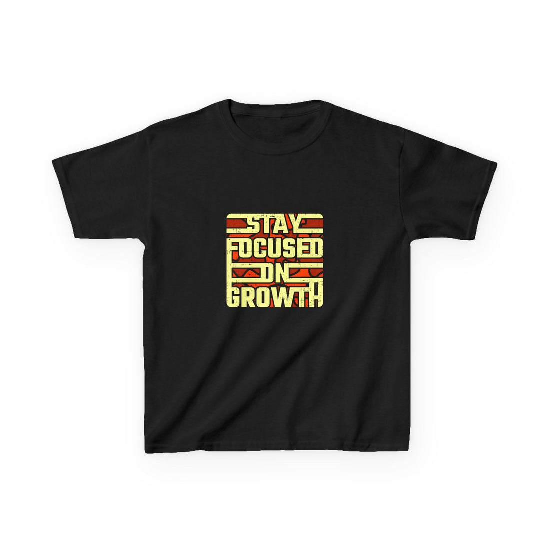 Stay Focused On Growth Kids Heavy Cotton™ Tee