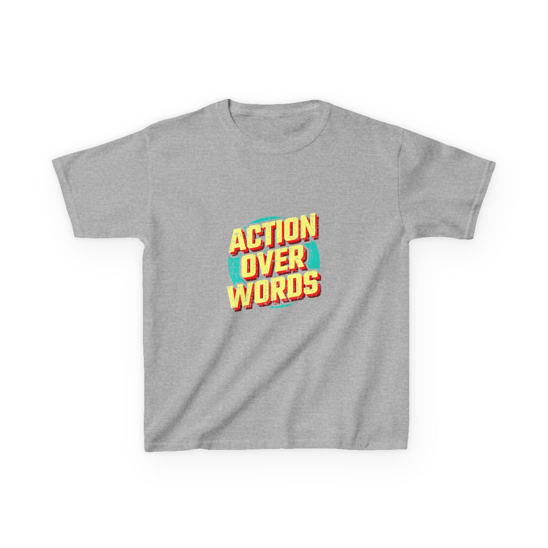 Action Over Words Kids Heavy Cotton™ Tee