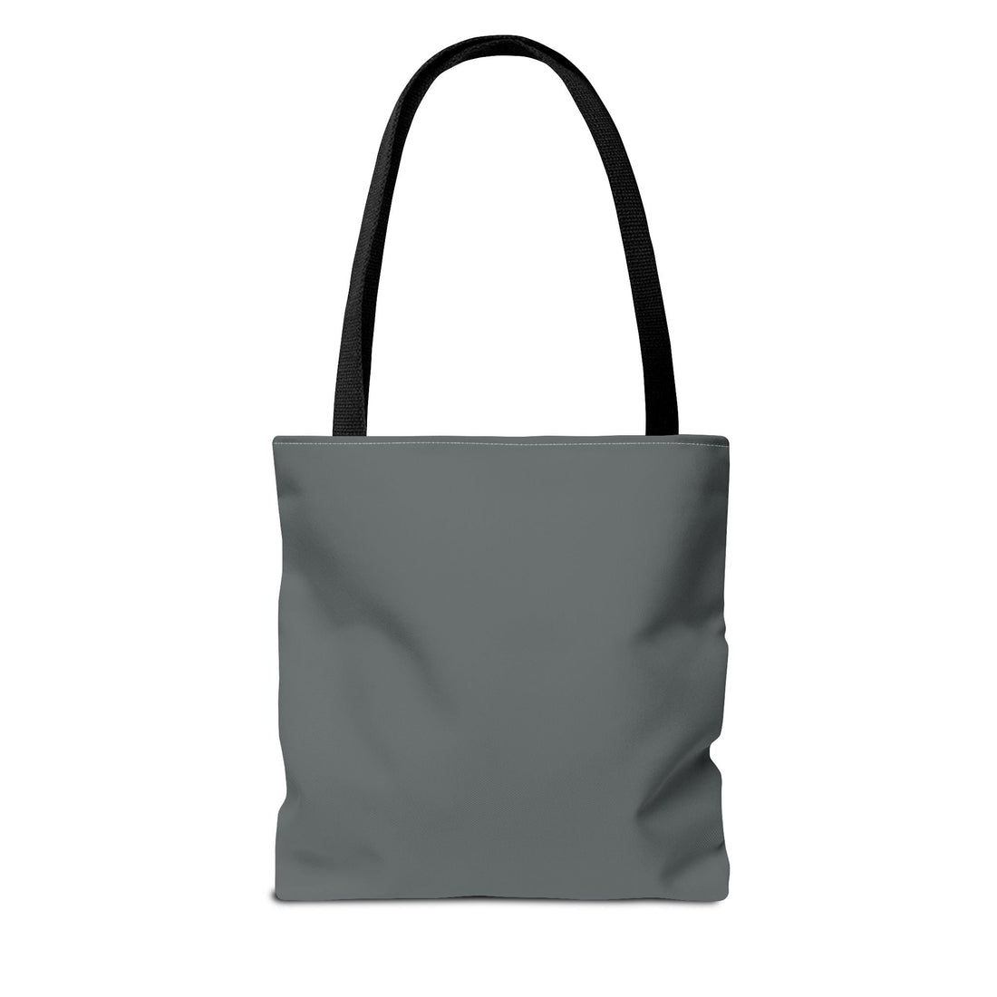 Focus And Conquer Gray Tote Bag (AOP)