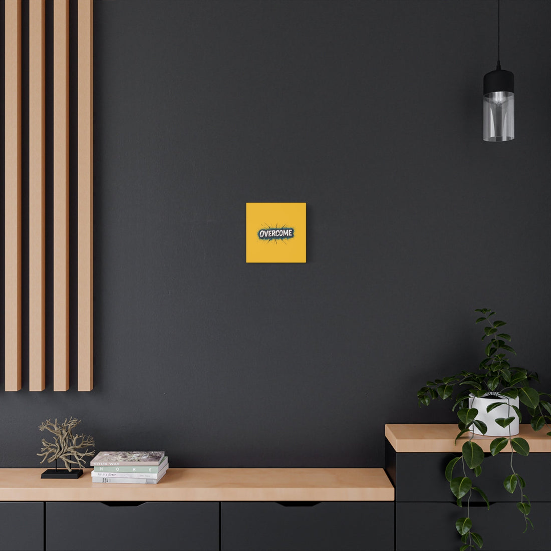 Overcome Matte Canvas Stretched | 1.25" Premium Wall Art