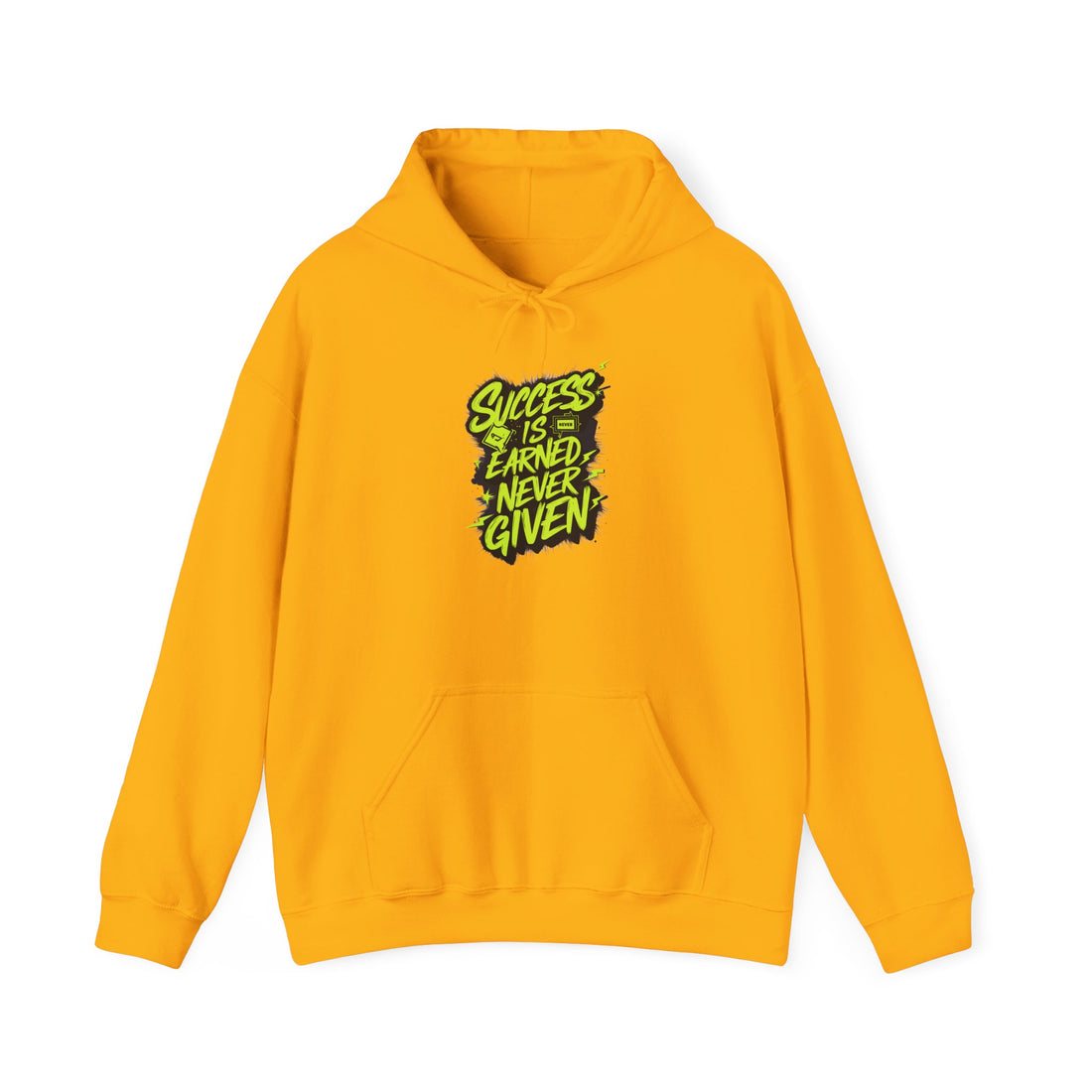 Success Is Never Earned Never Given Unisex Heavy Blend™ Hooded Sweatshirt