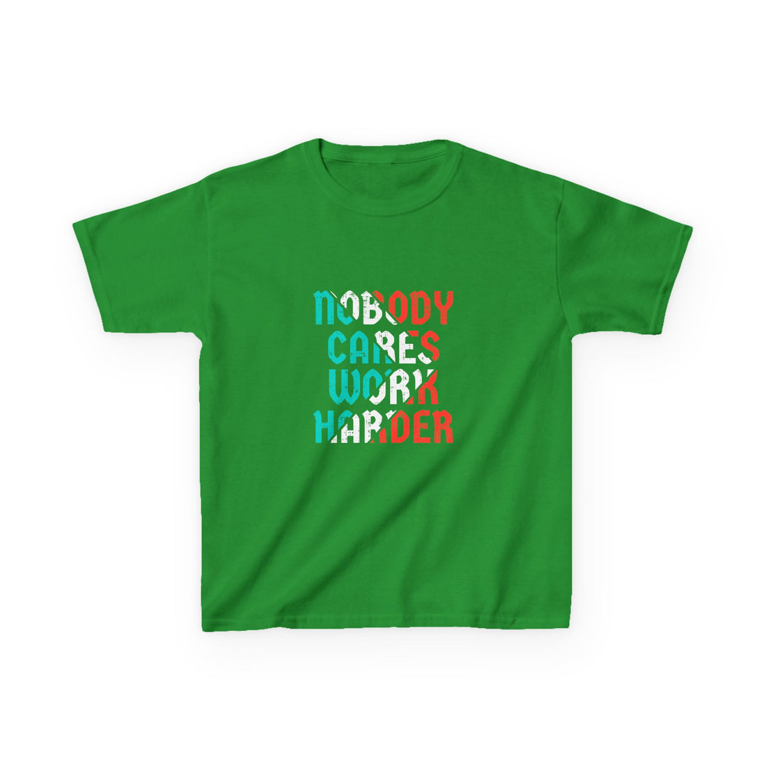 Nobody Cares Work Harder Kids Heavy Cotton™ Tee