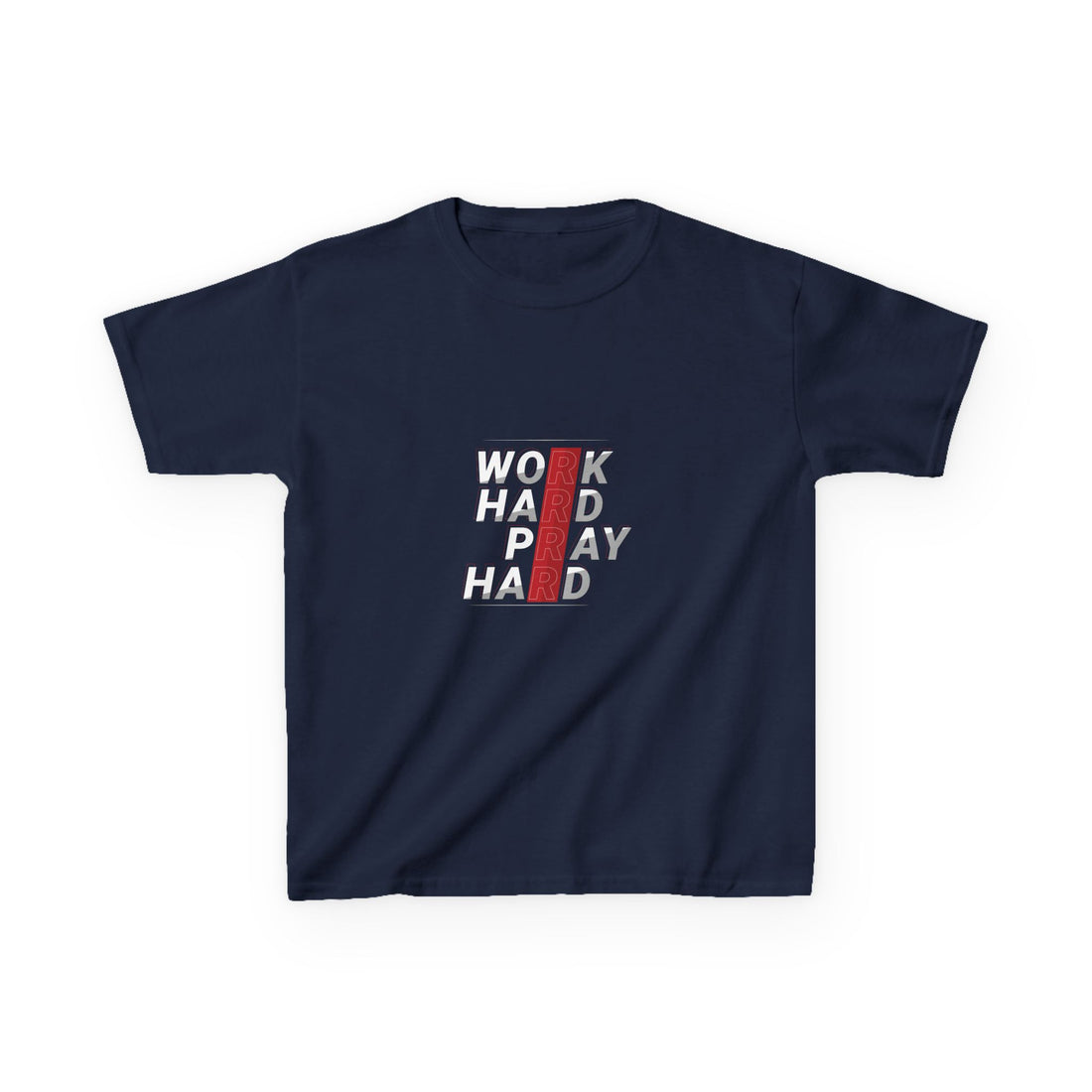 Work Hard Pray Hard Kids Heavy Cotton™ Tee