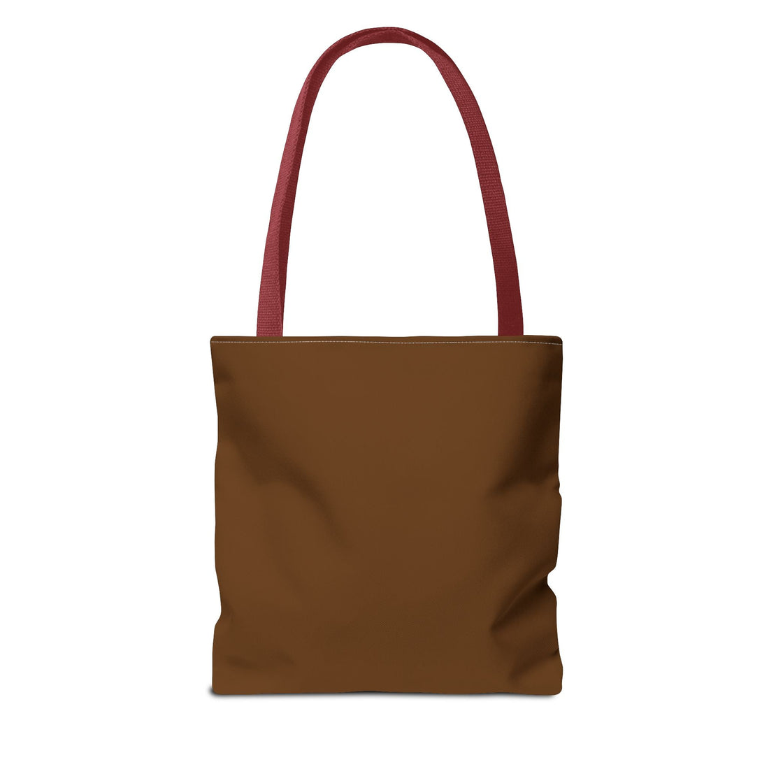 Stay Focused On Growth Tote Bag Brown (AOP)