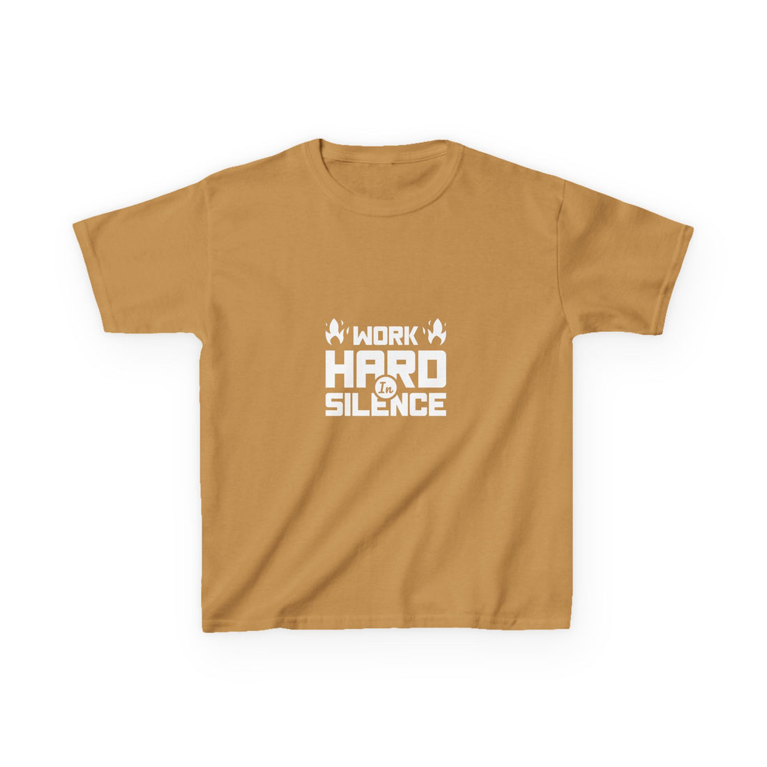 Work Hard In Silence Kids Heavy Cotton™ Tee