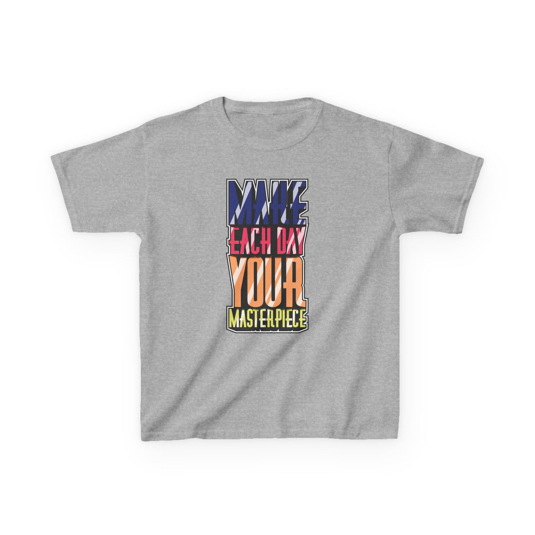 Make Each Day Your Masterpiece Kids Heavy Cotton™ Tee
