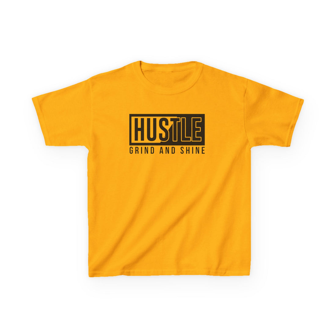 Hustle Grind And Shine Kids Heavy Cotton™ Tee