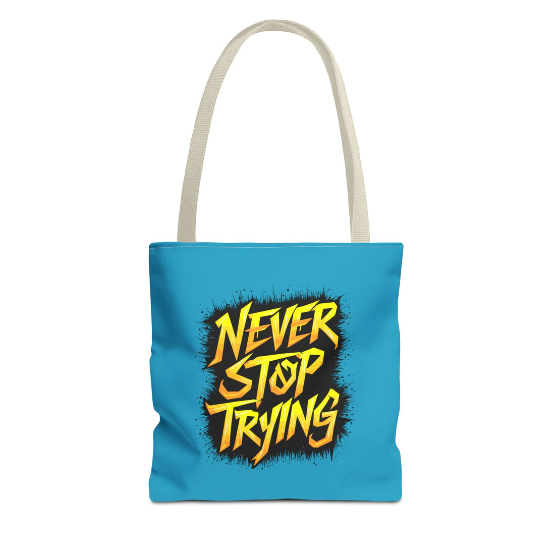 Never Stop Trying All-Over Print (AOP) Tote Bag