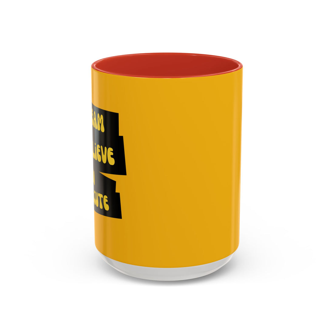 Dream Believe Plan Execute Coffee Mug | 11oz & 15oz Two-Tone Ceramic Mug