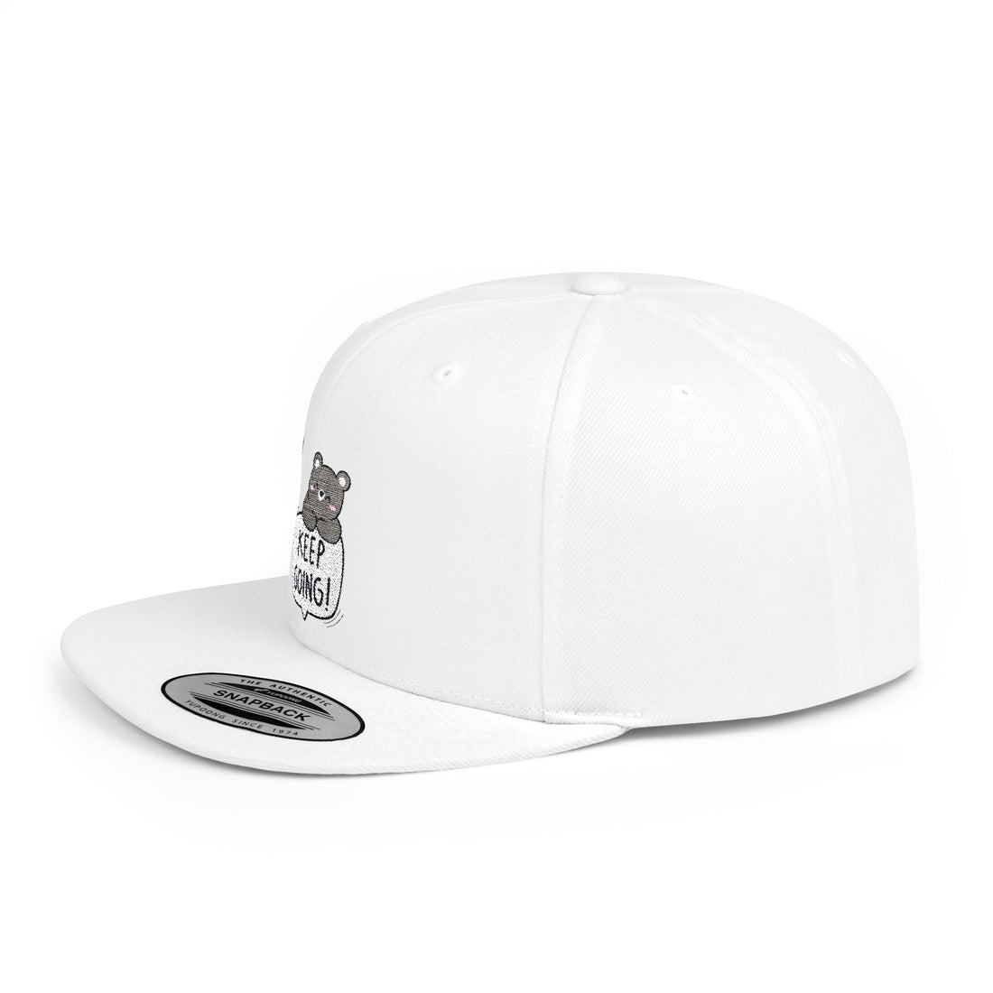 Flat Bill Hat | Keep Going Flat Bill Snapback