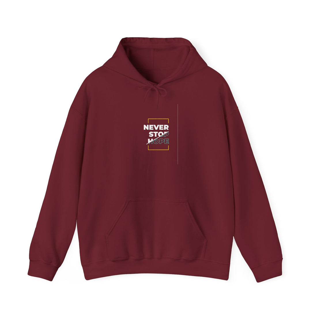 Never Stop Hope Unisex Heavy Blend™ Hooded Sweatshirt