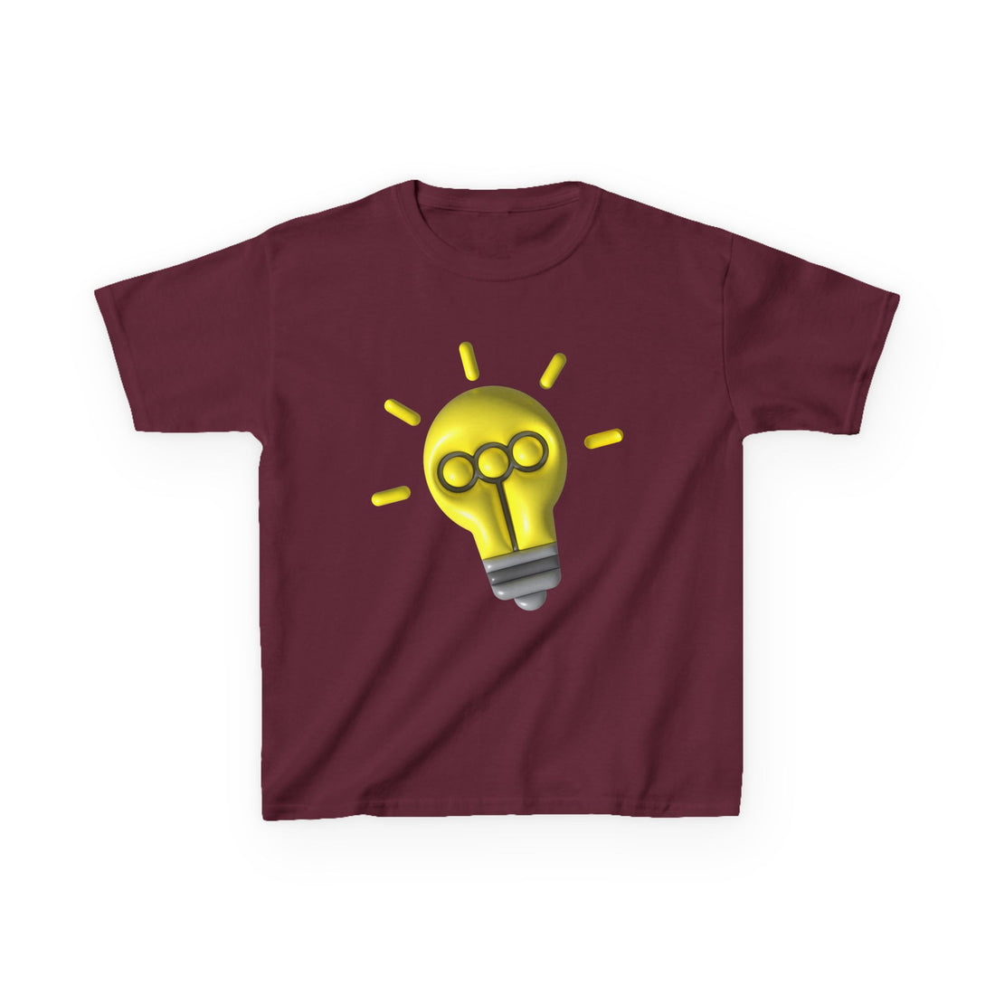 3D Light Bulb Kids Heavy Cotton™ Tee