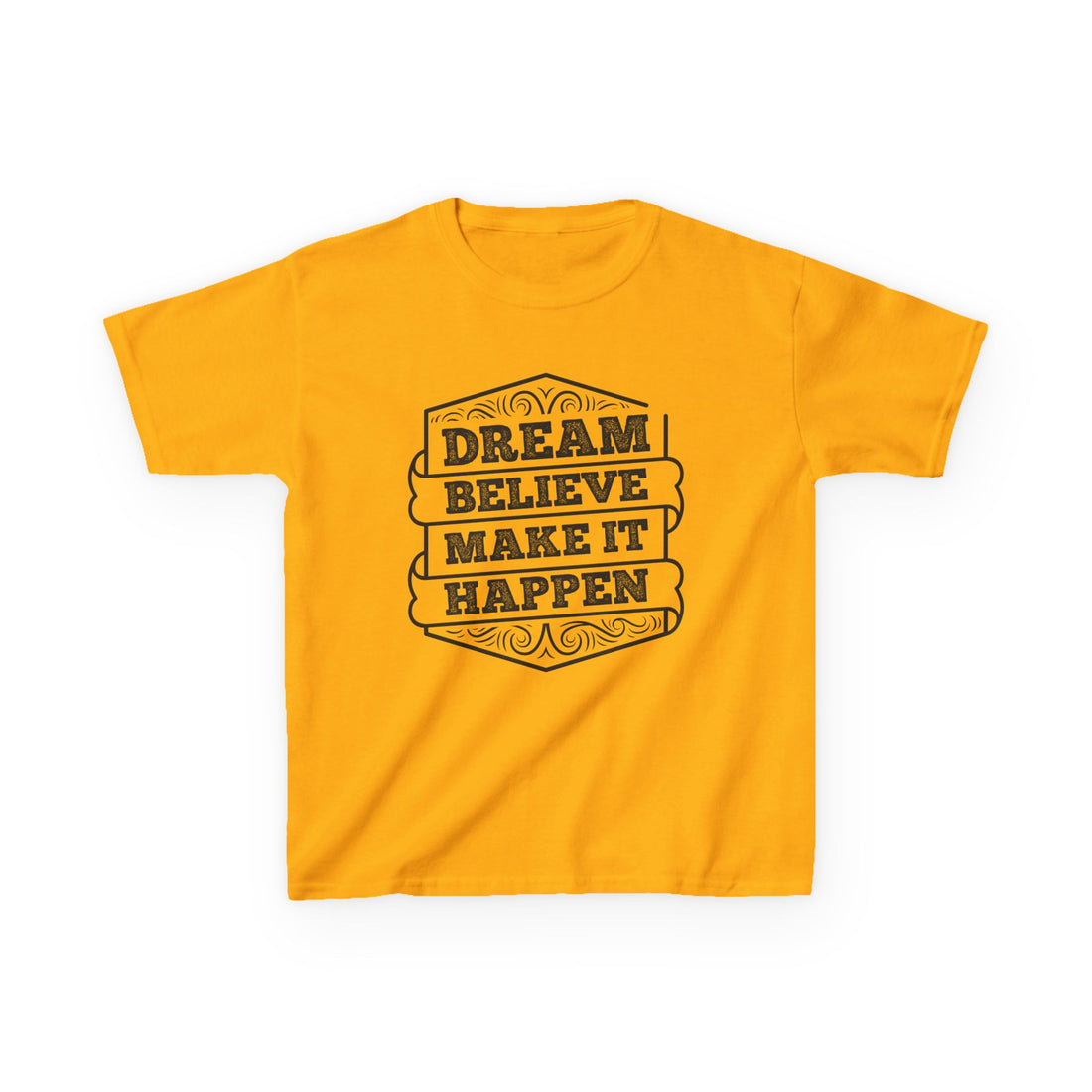 Dream Believe Make It Happen Kids Heavy Cotton™ Tee